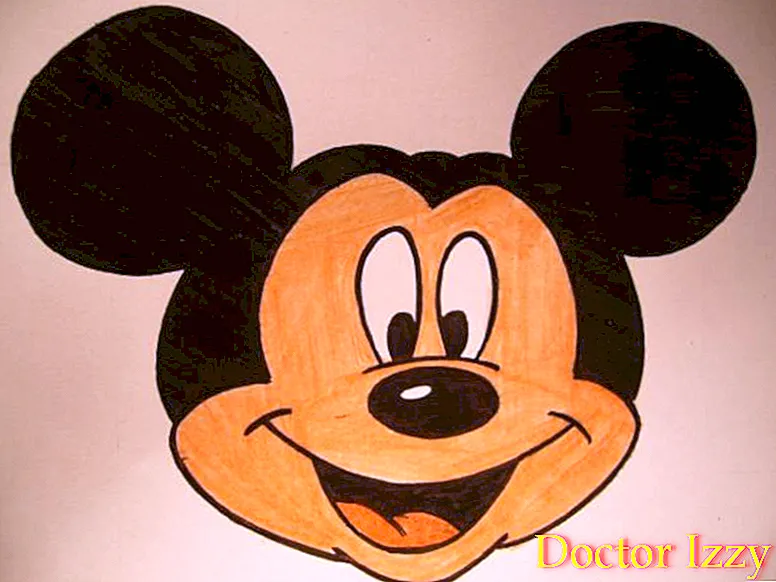 Cách Vẽ Mặt Chuột Mickey